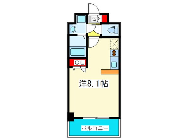 ア－バンフラッツ都島の物件間取画像